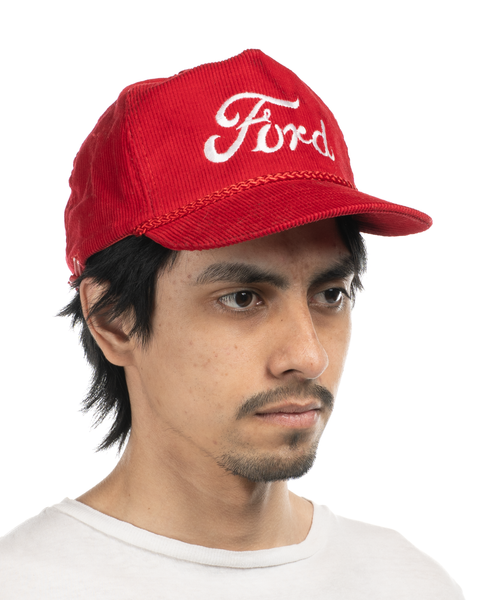 1980s Ford Corduroy Trucker Hat