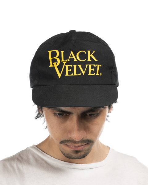 1980s Black Velvet Cap