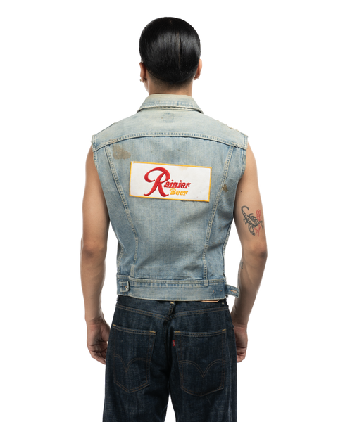1970s Patched Lee Riders Vest