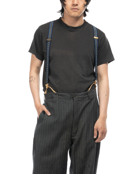 1940s Pinstripe Wool Trousers