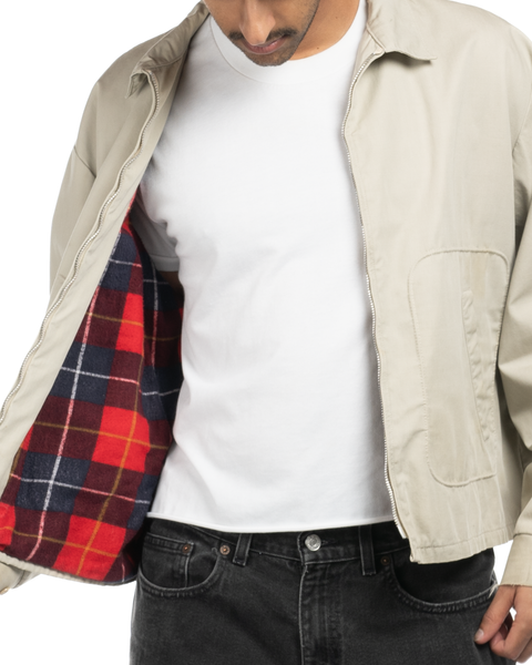 1960s Fleece Lined Harrington Jacket