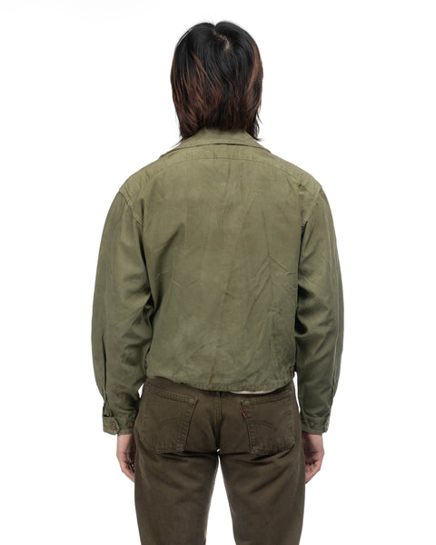 1940s Boxy Paratwill Nylon Jacket