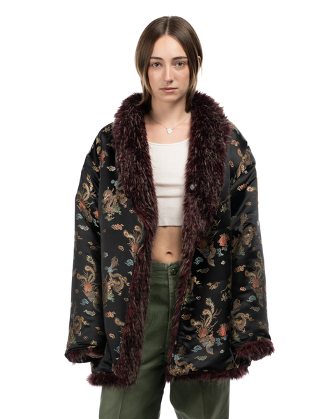 1970s Reversible Faux Fur Coat