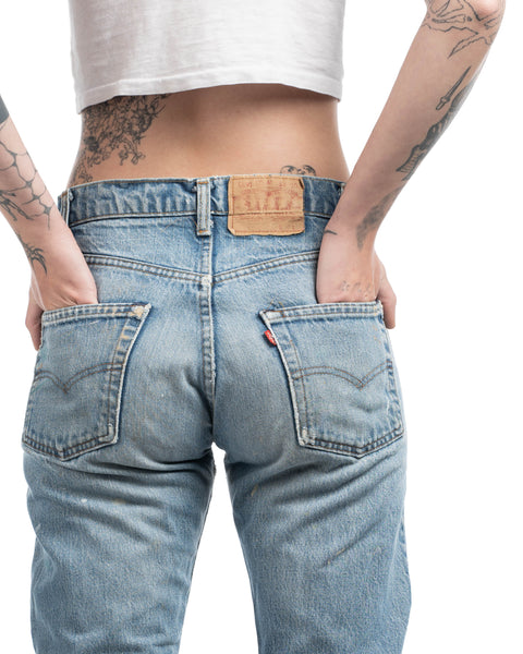 80's Levi's 505 Denim - 29” x 24.5”