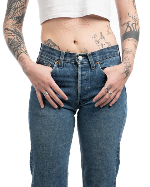 80's Levi's 501 Denim - 26” x 29”