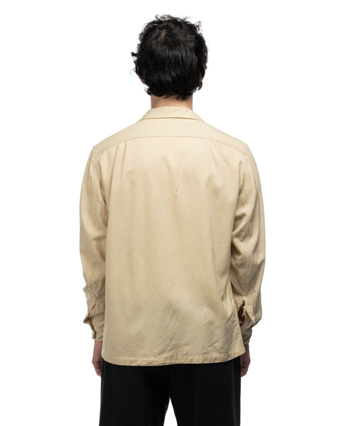 50's Wool Loop Collar Shirt - XL