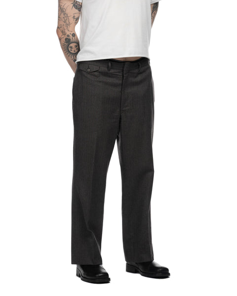 60's Striped Watch Pocket Trousers - 35" x 28"