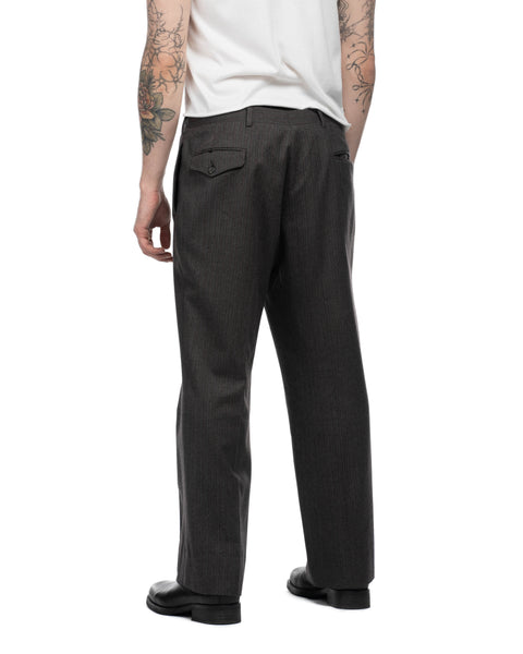 60's Striped Watch Pocket Trousers - 35" x 28"