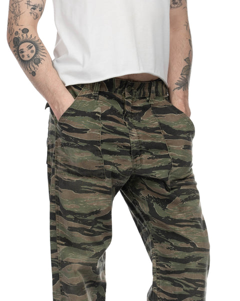 80's Tiger Stripe Utility Trousers - 34" x 30"