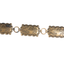 70's Egyptian Motif Chain Belt - 20" - 33"