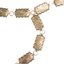 70's Egyptian Motif Chain Belt - 20" - 33"
