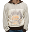 70's Printed Knit Pull-Over - Large