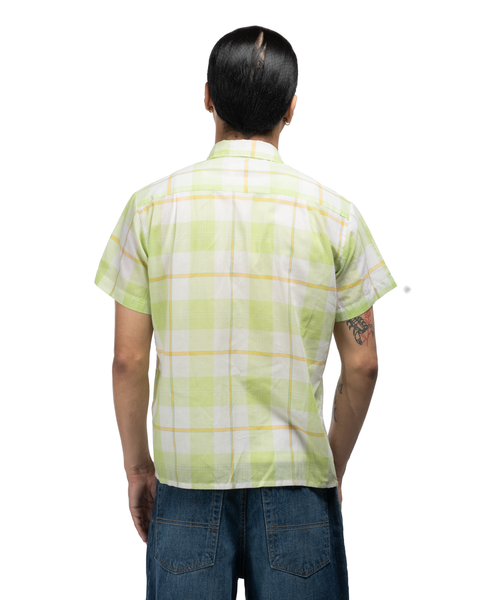 1960s Plaid Button-Up Shirt