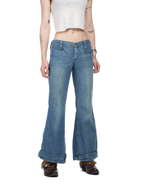 1970s Wrangler Low-Rise Flares
