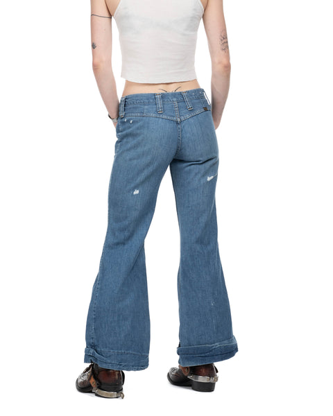 1970s Wrangler Low-Rise Flares