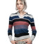 1970s Striped Knit Top