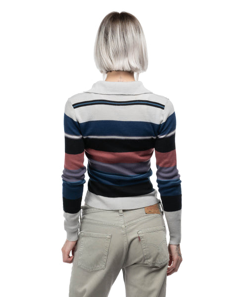 1970s Striped Knit Top