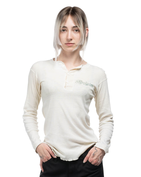 70s Ranier Henley Thermal - Small