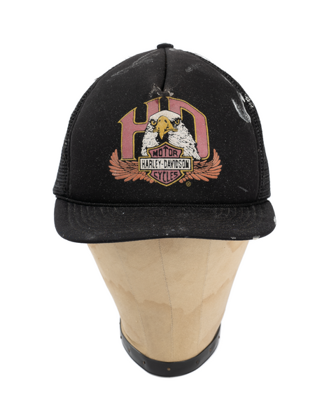 80's Harley Davidson Trucker Hat - OS