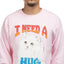 80s "Where my hug at??" Sweatshirt - Large