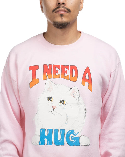 80s "Where my hug at??" Sweatshirt - Large