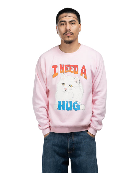80s "Where my hug at??" Sweatshirt - Large