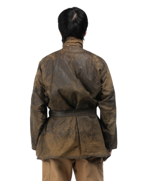 70's Solway Zipper Waxed Barbour Jacket - XL