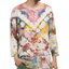 1960s Tie Dye Thermal Henley