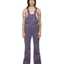 70's Lee Grape Hickory Stripe Overalls - XS