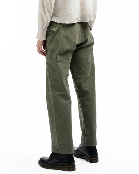 WW2 HBT 13 Star Repaired Cargos - 30” x 30”