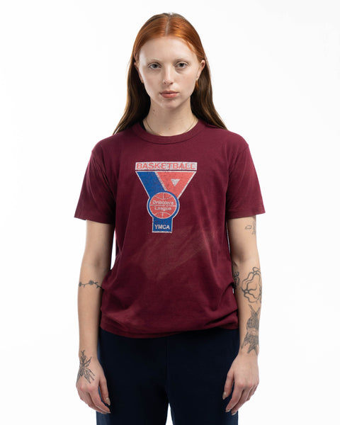 80's YMCA Basketball Tee - Small
