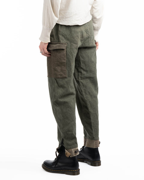 40’s Wool Military Trousers - 28” x 28.5”
