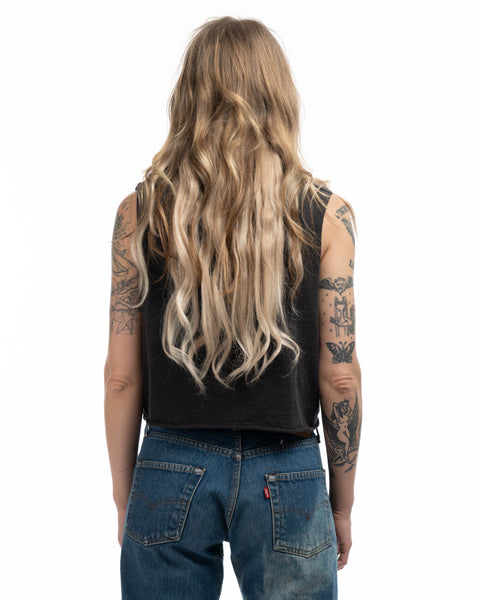 Y2K Coffins Metal Chopped Tee - XS