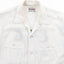 60’s Olympian Chain-Stitched Rayon Loop Collar - Small