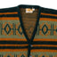 60’s Patterned Acrylic Cardigan - Large