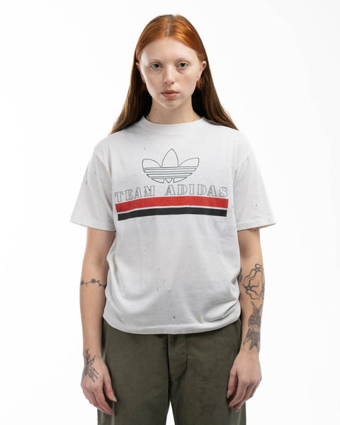 70’s Trefoil Adidas Team Tee - Medium