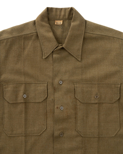 WW2 Wool Button-Up Shirt - XL