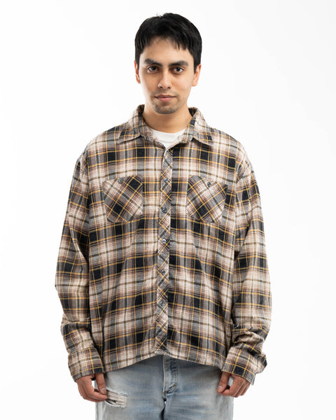 80’s Soft Cotton Flannel - XL