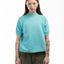 60’s Teal Short Sleeve Sweatshirt - Medium