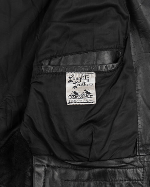 80's Langlitz Officer's Jacket - Medium