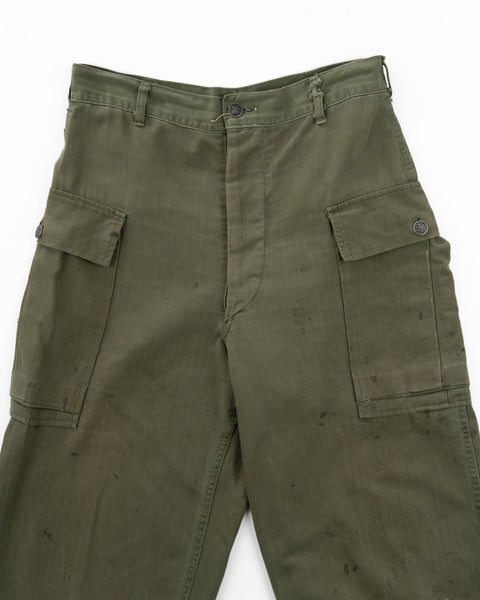 WW2 HBT 13 Star Repaired Cargos - 30” x 30”