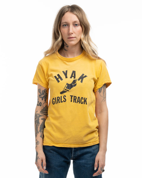 70’s Russell Hyak Girls Track Tee - Small