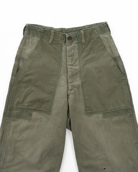 WW2 HBT Modified Field Pants - 27” x 29.5”