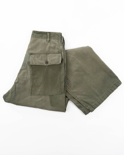 WW2 HBT Modified Field Pants - 27” x 29.5”