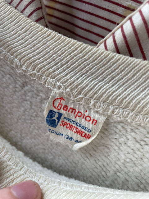 50's Champion Collegiate Crewneck Sweatshirt - Medium