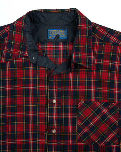 80’s Pendleton Plaid Button Up - XL