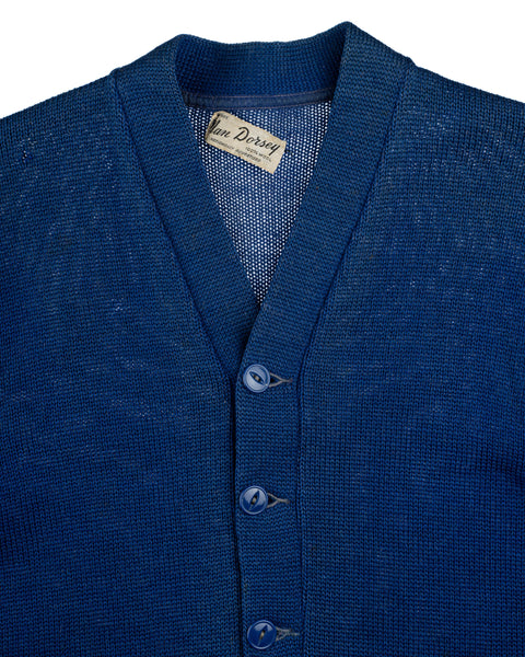 60’s Wool Collegiate Cardigan - Small
