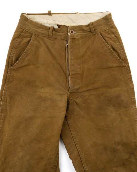 50’s Bullseye Bill Canvas Hunting Trousers - 26” x 27”