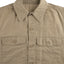 60's Khaki Short-Sleeve Button-Up - Medium