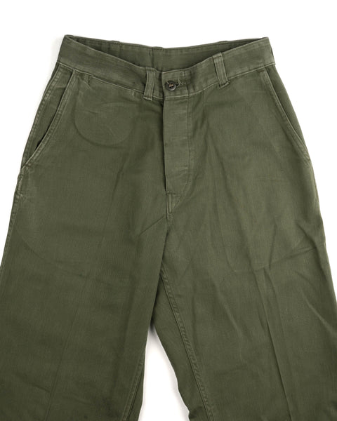 50’s Sateen Utility Trousers - 26” x 30.5”